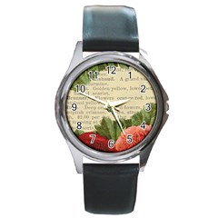 Flowers 1776422 1920 Round Metal Watch by vintage2030