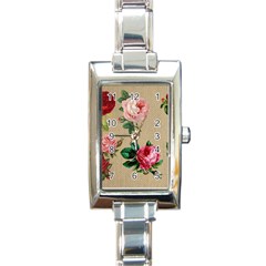 Flower 1770189 1920 Rectangle Italian Charm Watch by vintage2030