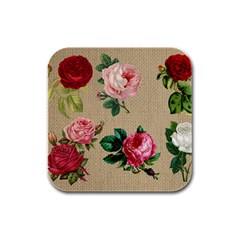 Flower 1770189 1920 Rubber Square Coaster (4 Pack)  by vintage2030