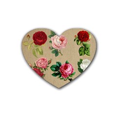 Flower 1770189 1920 Rubber Coaster (heart)  by vintage2030