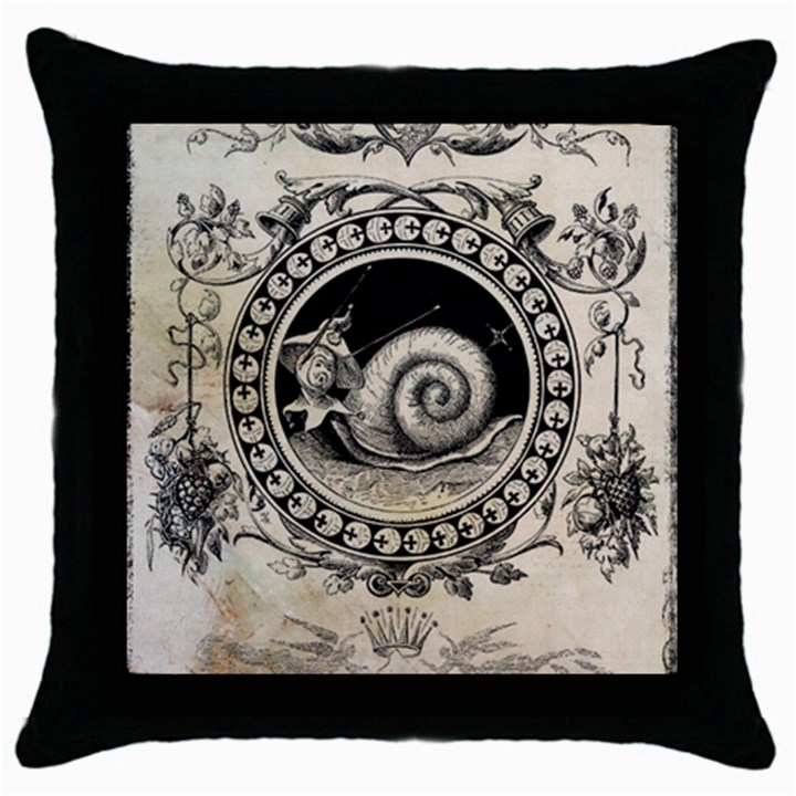 Snail 1618209 1280 Throw Pillow Case (Black)