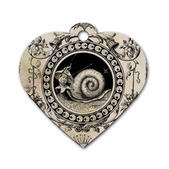 Snail 1618209 1280 Dog Tag Heart (two Sides) by vintage2030