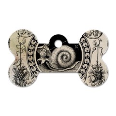 Snail 1618209 1280 Dog Tag Bone (two Sides) by vintage2030