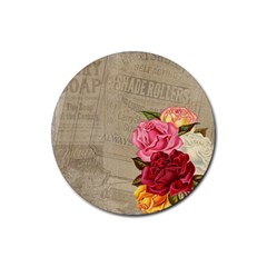 Flower 1646069 1920 Rubber Coaster (round)  by vintage2030