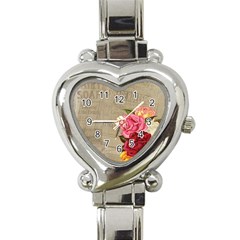 Flower 1646069 1920 Heart Italian Charm Watch by vintage2030