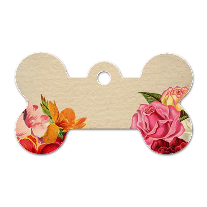 Flower 1646035 1920 Dog Tag Bone (One Side)