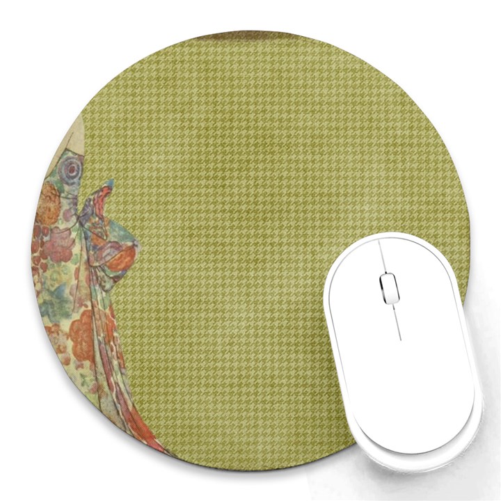 Background 1619142 1920 Round Mousepads