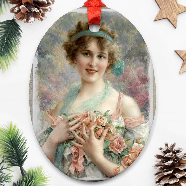 Vintage 1501577 1280 Ornament (Oval)