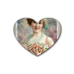 Vintage 1501577 1280 Rubber Coaster (heart)  by vintage2030