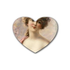 Vintage 1501572 1280 Rubber Coaster (heart)  by vintage2030