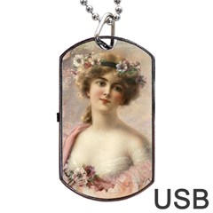 Vintage 1501572 1280 Dog Tag Usb Flash (two Sides) by vintage2030