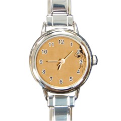 Flapper 1515869 1280 Round Italian Charm Watch by vintage2030