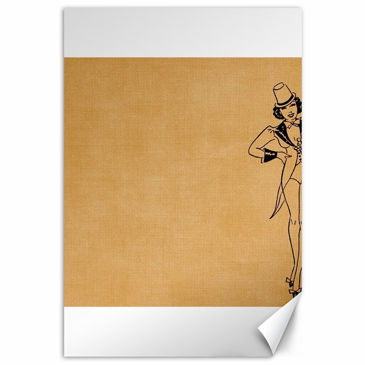 Flapper 1515869 1280 Canvas 12  x 18 