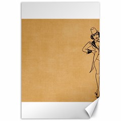 Flapper 1515869 1280 Canvas 24  X 36  by vintage2030