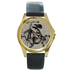 Tricycle 1515859 1280 Round Gold Metal Watch by vintage2030