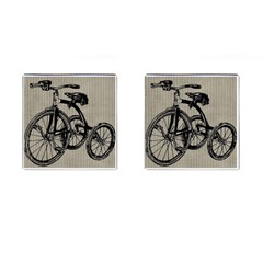 Tricycle 1515859 1280 Cufflinks (square) by vintage2030