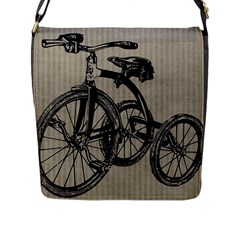 Tricycle 1515859 1280 Flap Closure Messenger Bag (l) by vintage2030