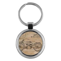 Motorcycle 1515873 1280 Key Chains (round)  by vintage2030