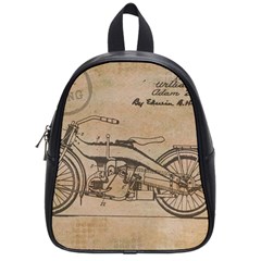 Motorcycle 1515873 1280 School Bag (small) by vintage2030