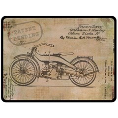 Motorcycle 1515873 1280 Double Sided Fleece Blanket (large)  by vintage2030