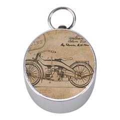 Motorcycle 1515873 1280 Mini Silver Compasses by vintage2030