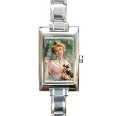 Vintage 1501585 1280 Rectangle Italian Charm Watch by vintage2030