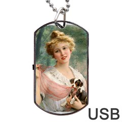 Vintage 1501585 1280 Dog Tag Usb Flash (one Side) by vintage2030