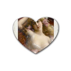 Vintage 1501594 1920 Rubber Coaster (heart)  by vintage2030