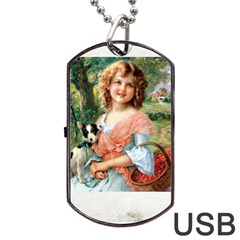 Vintage 1501591 1920 Dog Tag Usb Flash (two Sides) by vintage2030