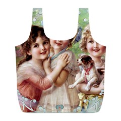 Vintage 1501556 1920 Full Print Recycle Bag (l) by vintage2030