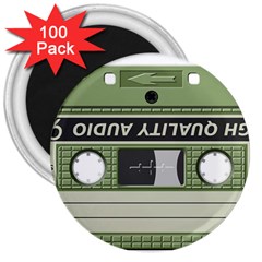 Cassette 40267 1280 3  Magnets (100 pack)