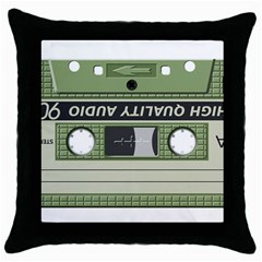 Cassette 40267 1280 Throw Pillow Case (Black)