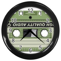 Cassette 40267 1280 Wall Clock (Black)