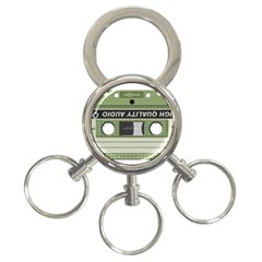 Cassette 40267 1280 3-Ring Key Chains