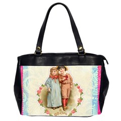 Kids Heart Oversize Office Handbag (2 Sides) by vintage2030