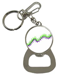 Wavy Line Design Bottle Opener Key Chains