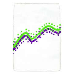 Wavy Line Design Removable Flap Cover (S)