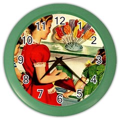 Retro Childrean Color Wall Clock by vintage2030