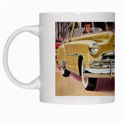 Retro Cars White Mugs