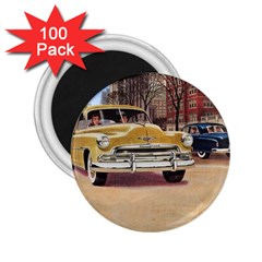 Retro Cars 2 25  Magnets (100 Pack)  by vintage2030