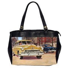 Retro Cars Oversize Office Handbag (2 Sides) by vintage2030