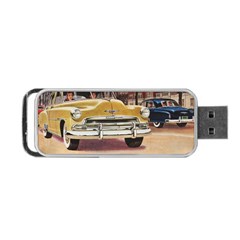 Retro Cars Portable Usb Flash (one Side) by vintage2030