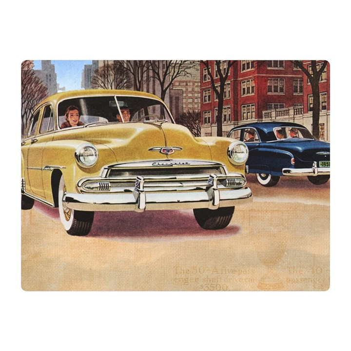 Retro Cars Double Sided Flano Blanket (Mini) 