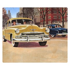 Retro Cars Double Sided Flano Blanket (small)  by vintage2030