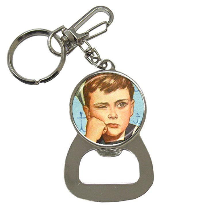 Retro Boy Bottle Opener Key Chains