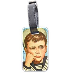 Retro Boy Luggage Tags (two Sides) by vintage2030