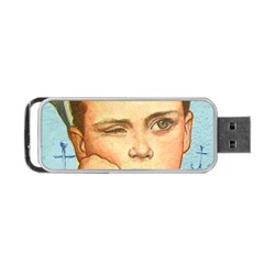 Retro Boy Portable Usb Flash (two Sides) by vintage2030