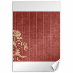 Floral Mauve Canvas 20  X 30  by vintage2030