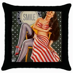 Retro 1410650 1920 Throw Pillow Case (black) by vintage2030