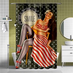 Retro 1410650 1920 Shower Curtain 48  x 72  (Small) 